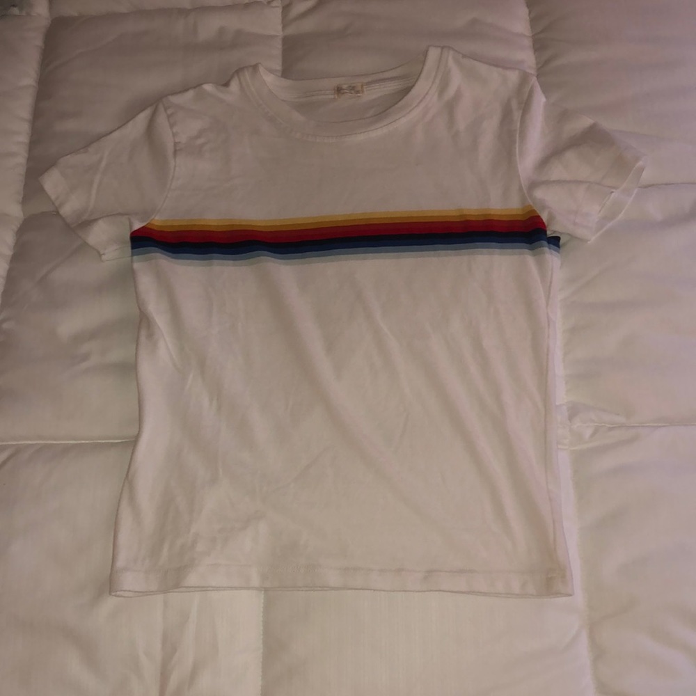 Rainbow Stripped T-Shirt